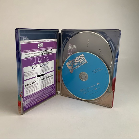 SpongeBob SquarePants Movie Blu ray, dvd - Picture 2 of 4